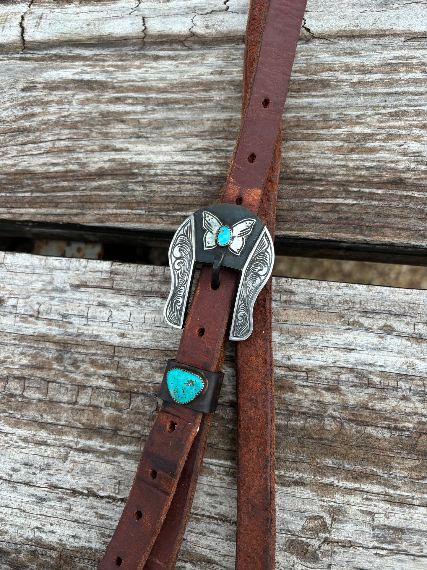Turquoise Butterfly Buckle