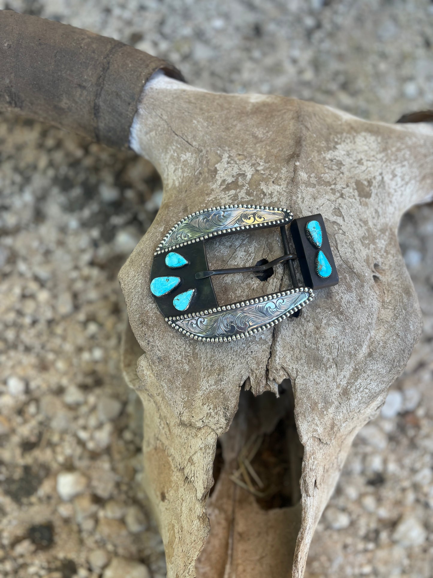 Unique Turquoise Cowgirl Buckle