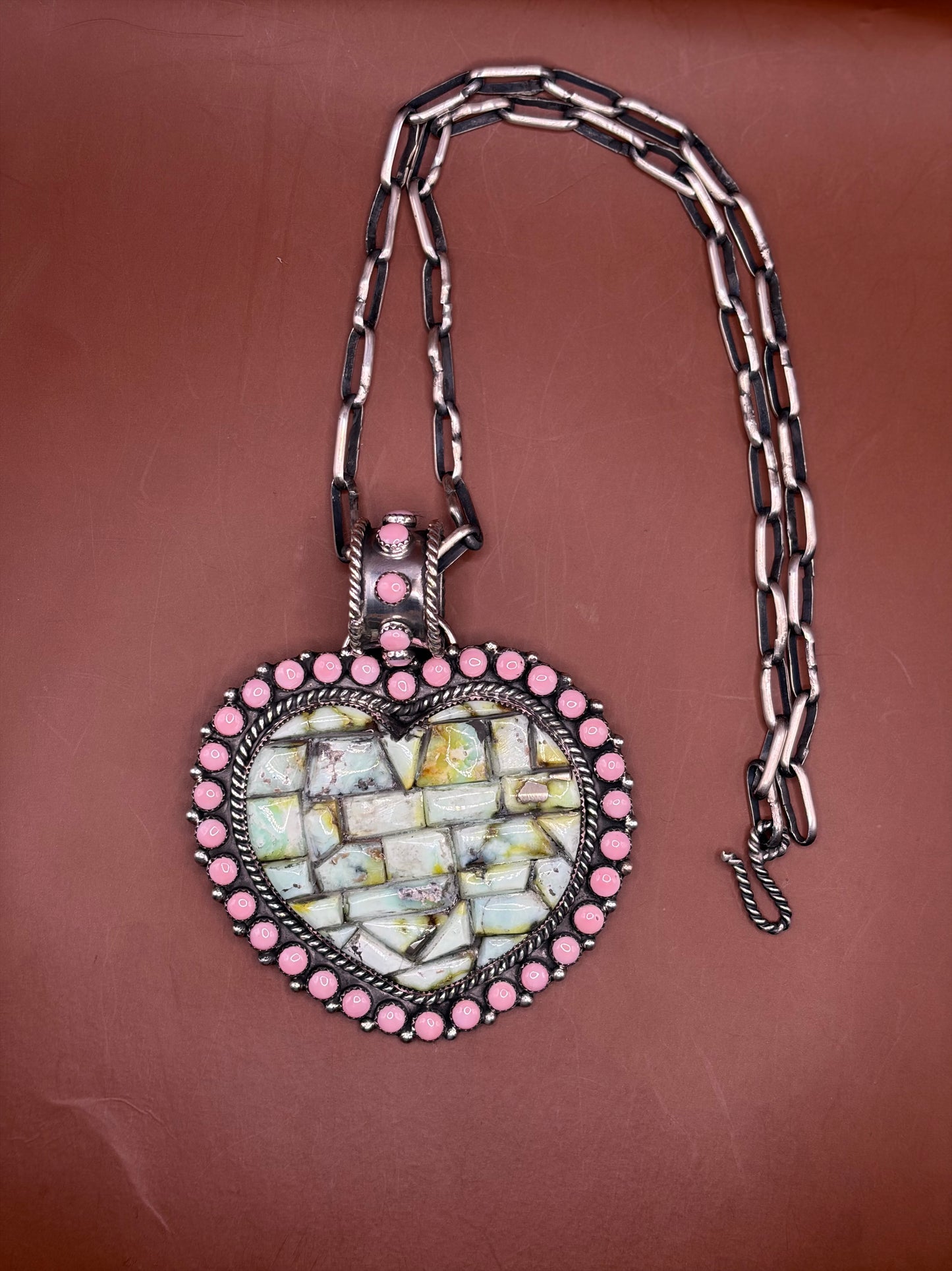 Palamino Cobble Stone Heart