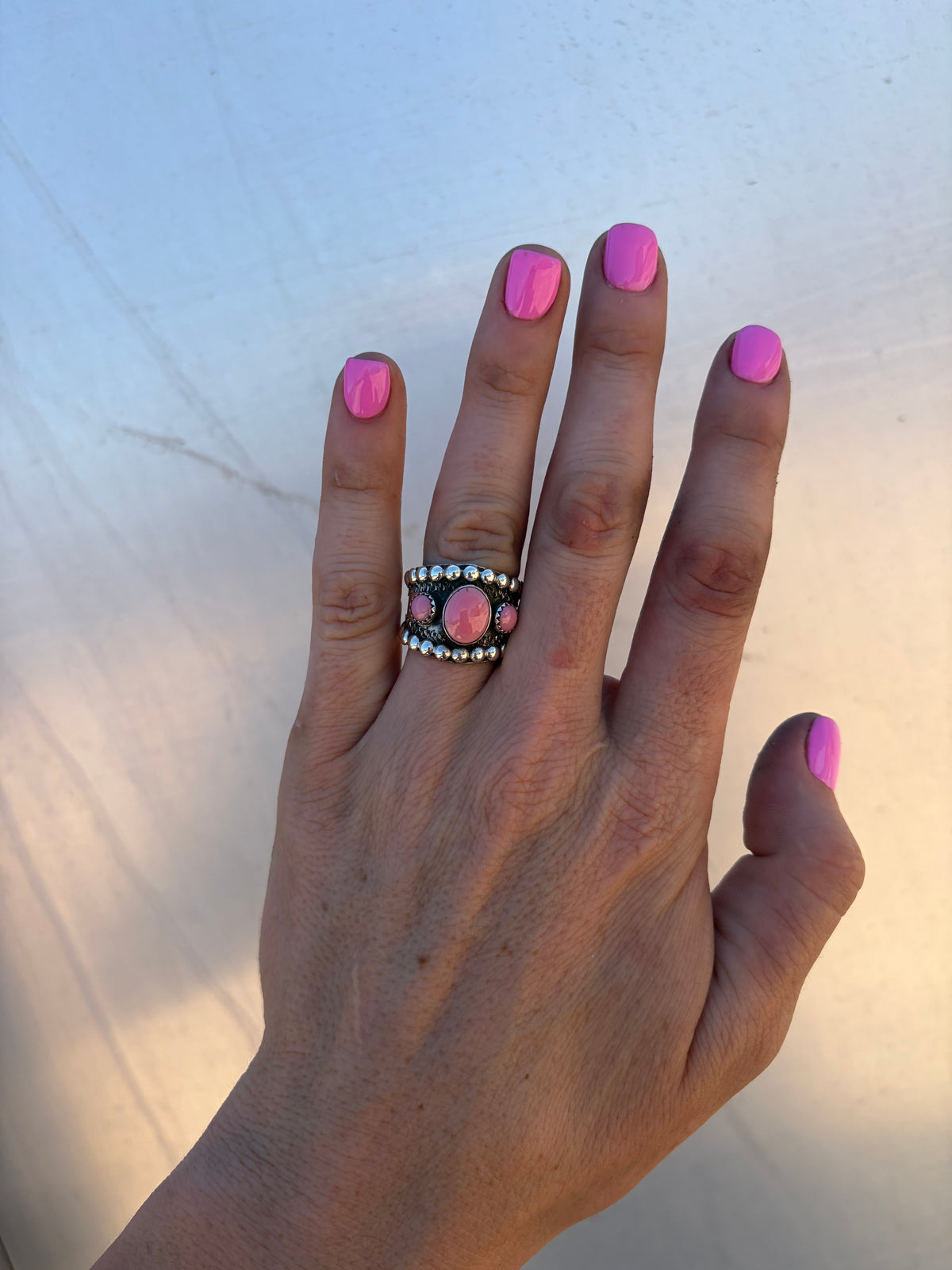 Pink Conch Ring