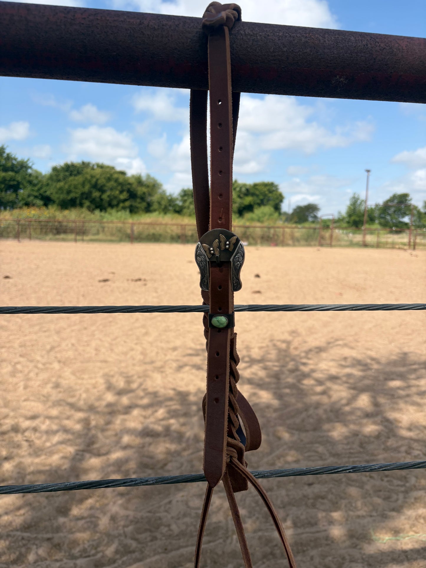 Sonoran Gold Butterfly Headstall Buckle
