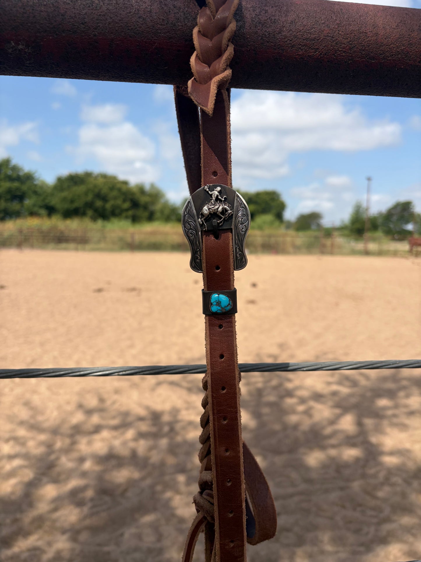 Bucking Horse Headstall Buckle
