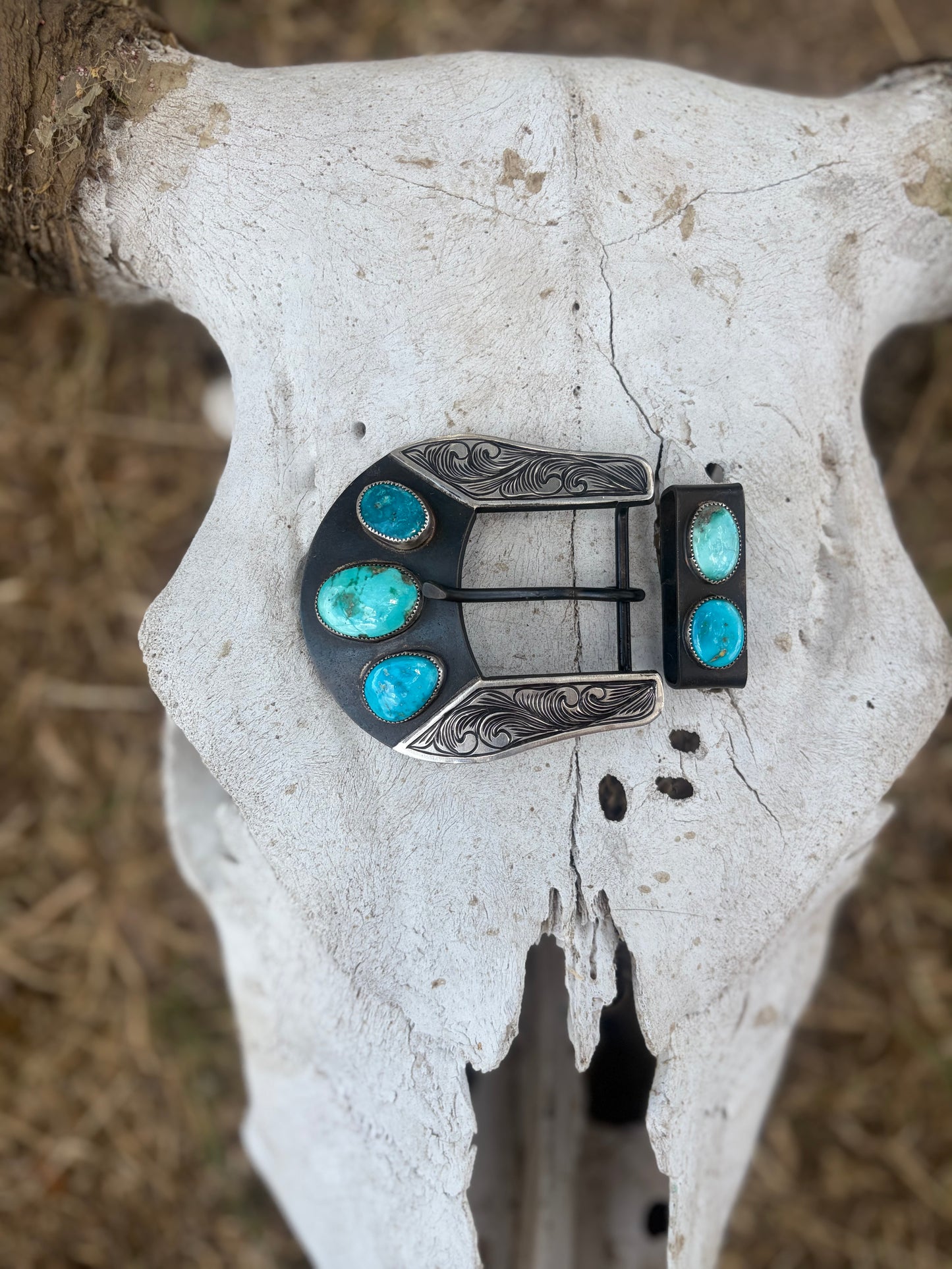 Engraved Sierra Belle Belt Buckle
