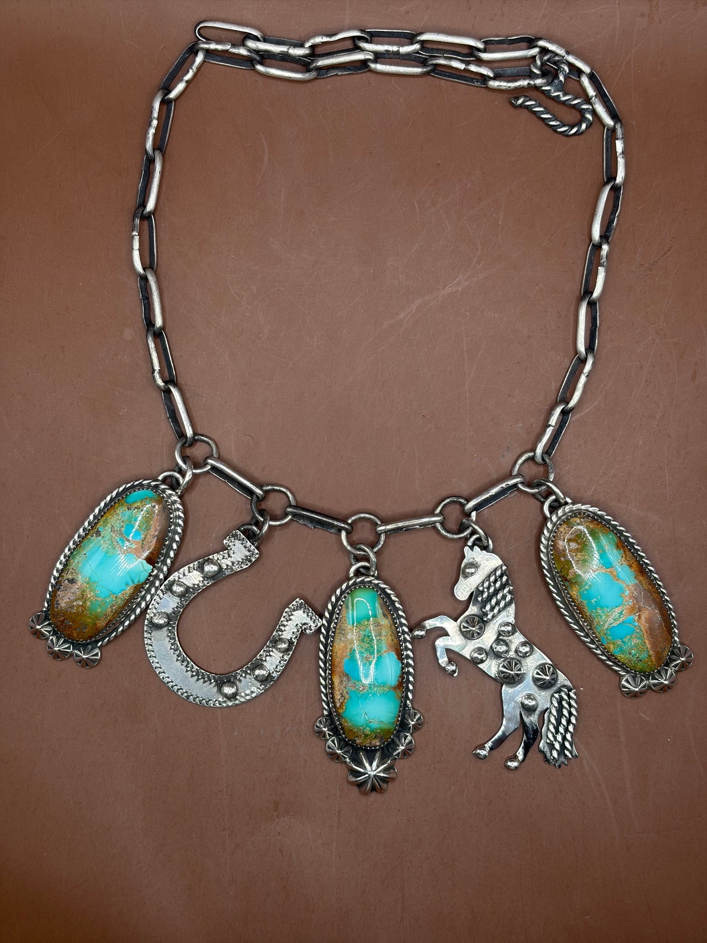 Sonoran Mountain Western Charm Necklace