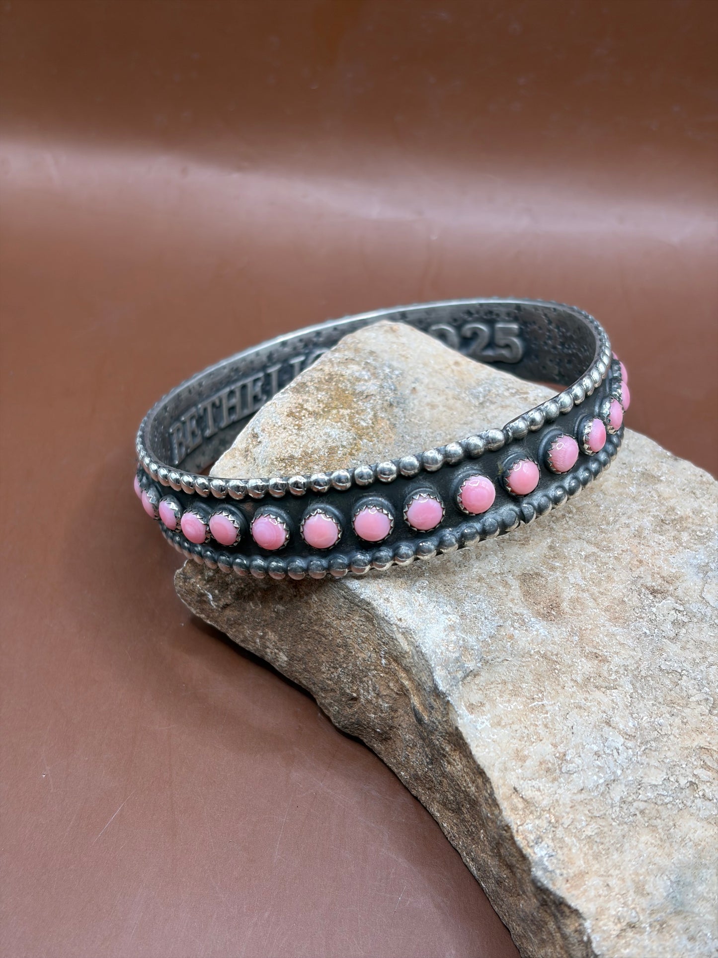 Pink Conch Bangle