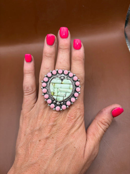 Palamino Cobble Stone and Pink Conch