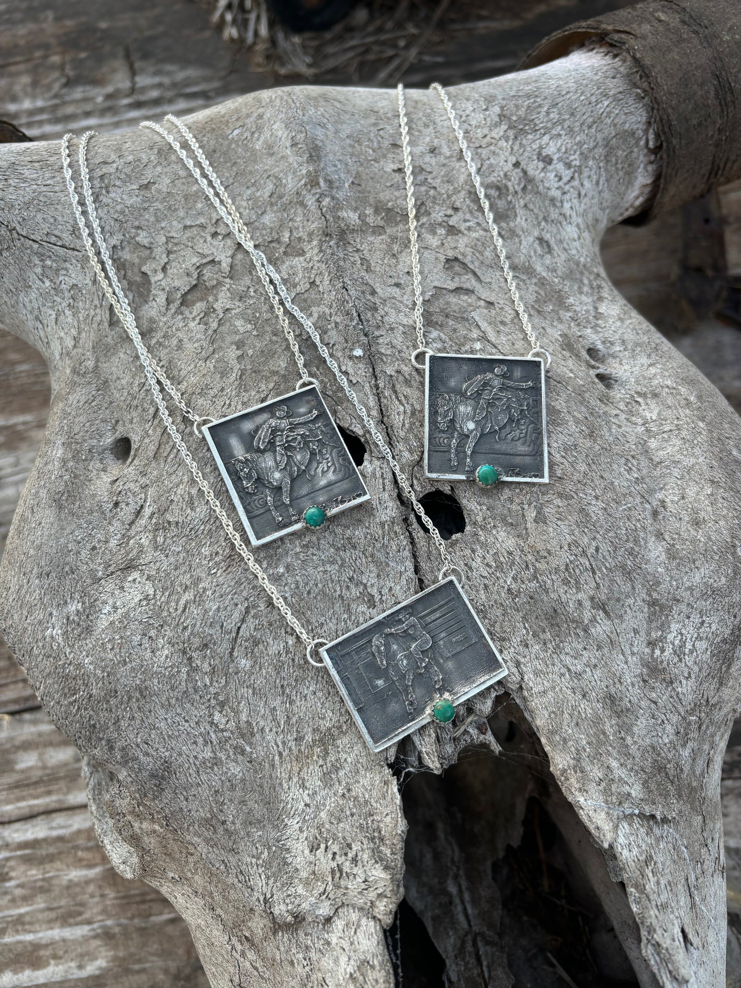 STERLING SILVER Necklace Rodeo/Lifestyle Picture DEPOSIT