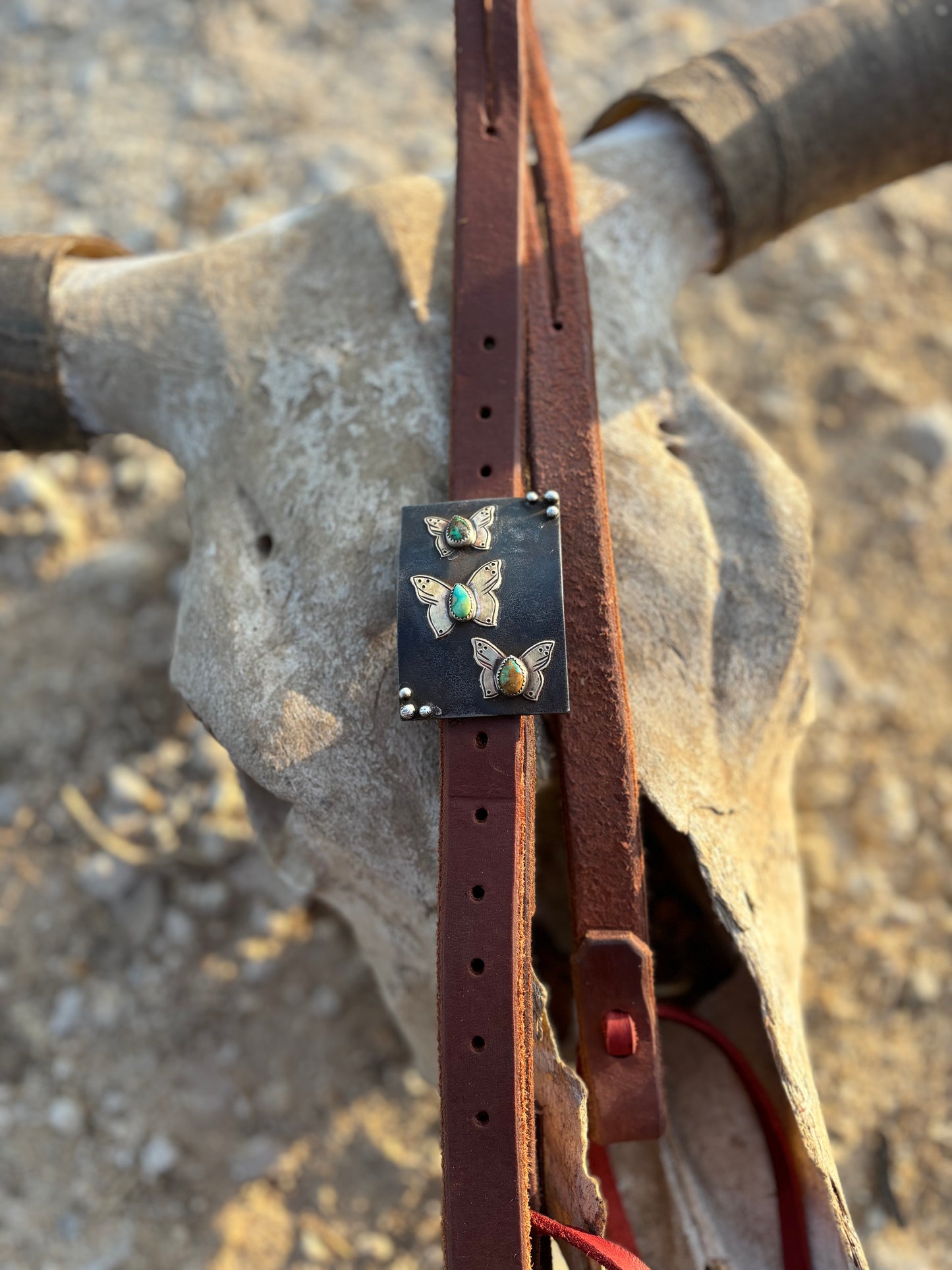 Brass Cowgirl Butterfly