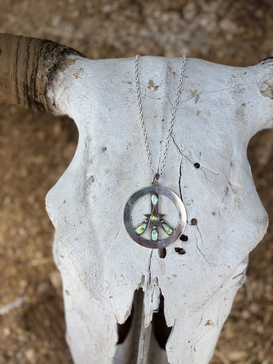 Palamino Star Peace Sign Pendant