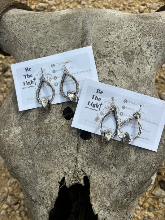 The Rosie handmade pearl dangle earrings