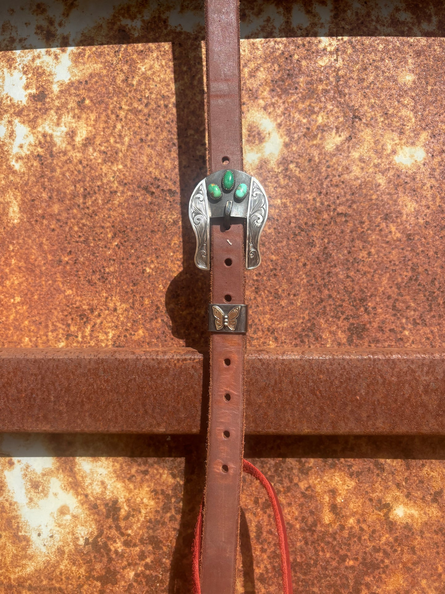 Sonoran Gold Butterfly Headstall Buckle