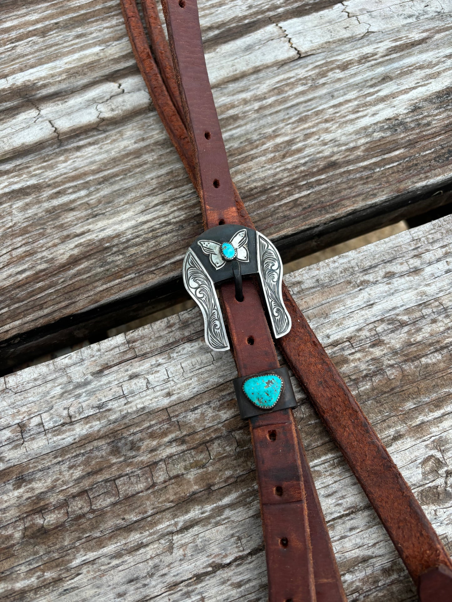 Turquoise Butterfly Buckle