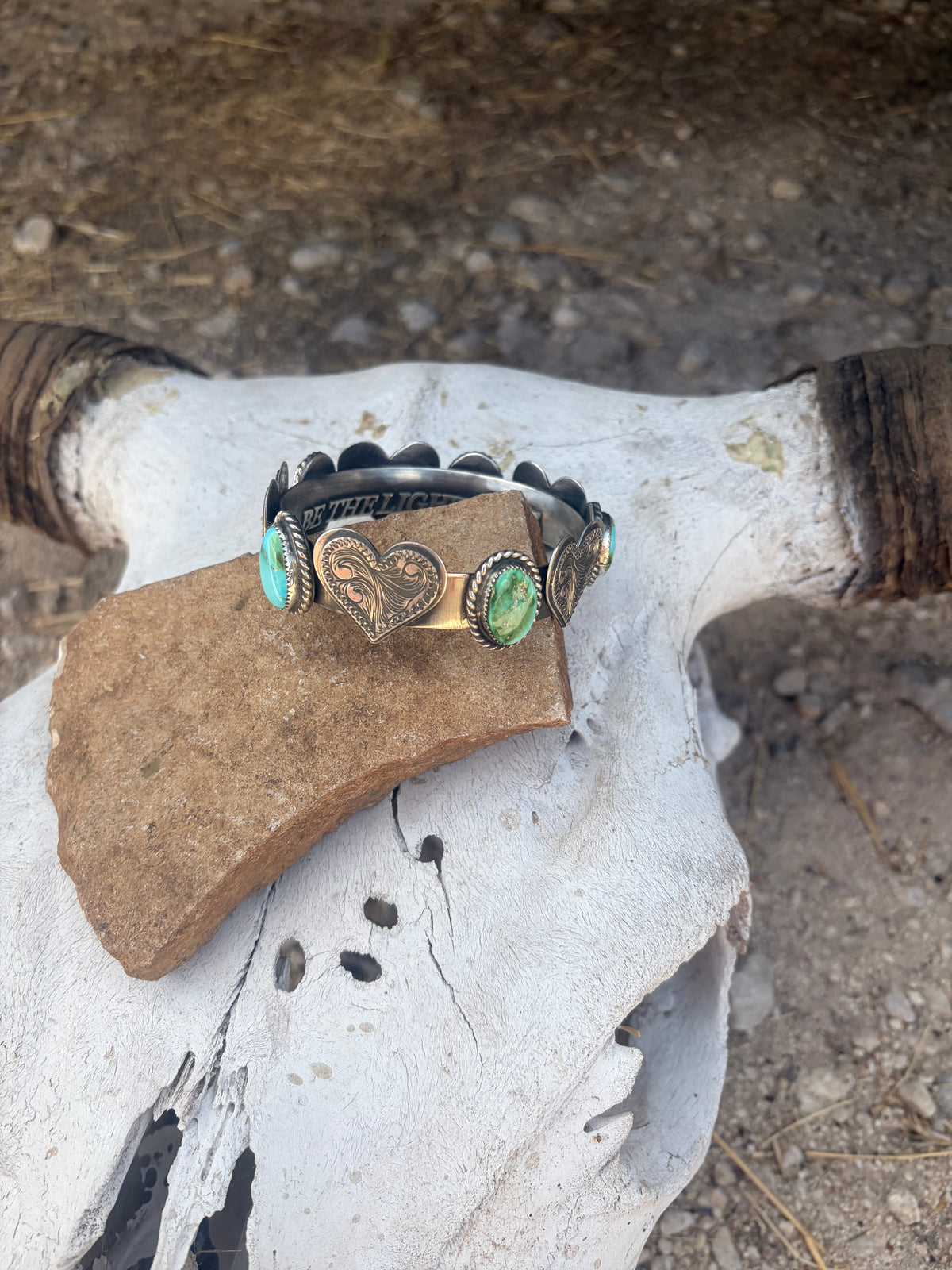 Sonoran Gold and Engraved Hearts