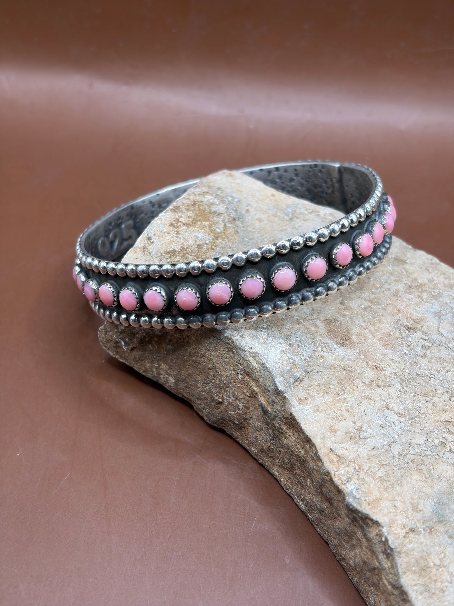 Pink Conch Bangle