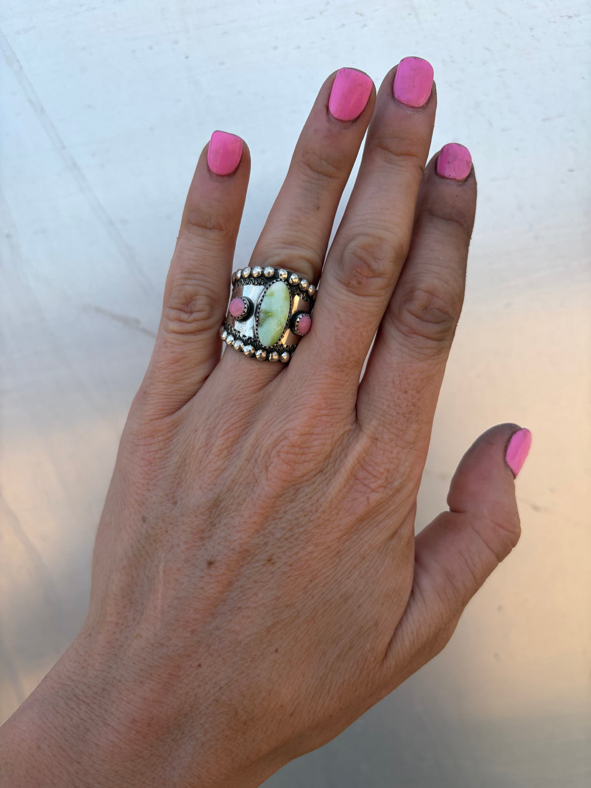 Palamino and Pink Conch