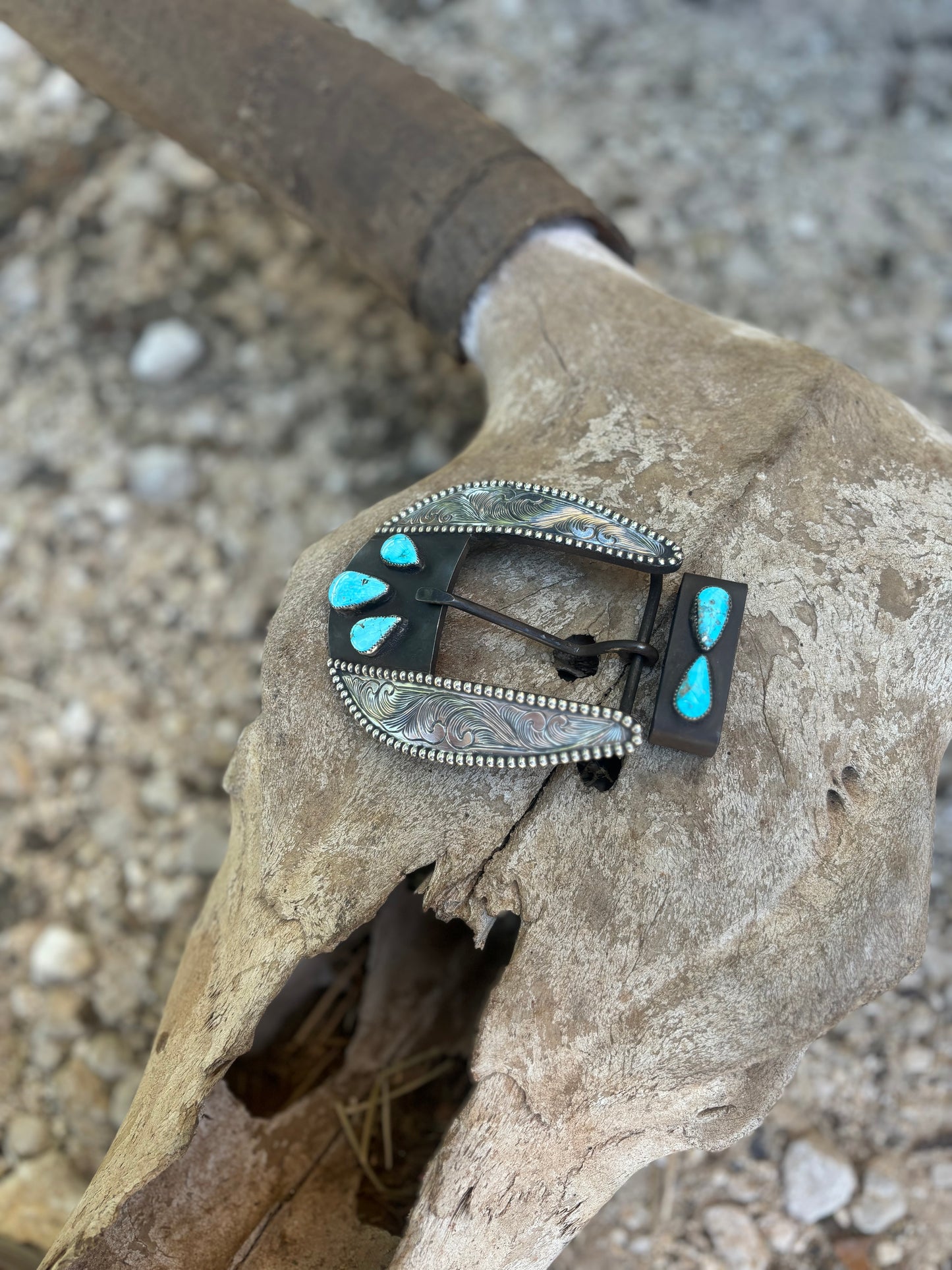 Unique Turquoise Cowgirl Buckle