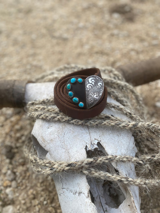 Turquoise Heart Buckle