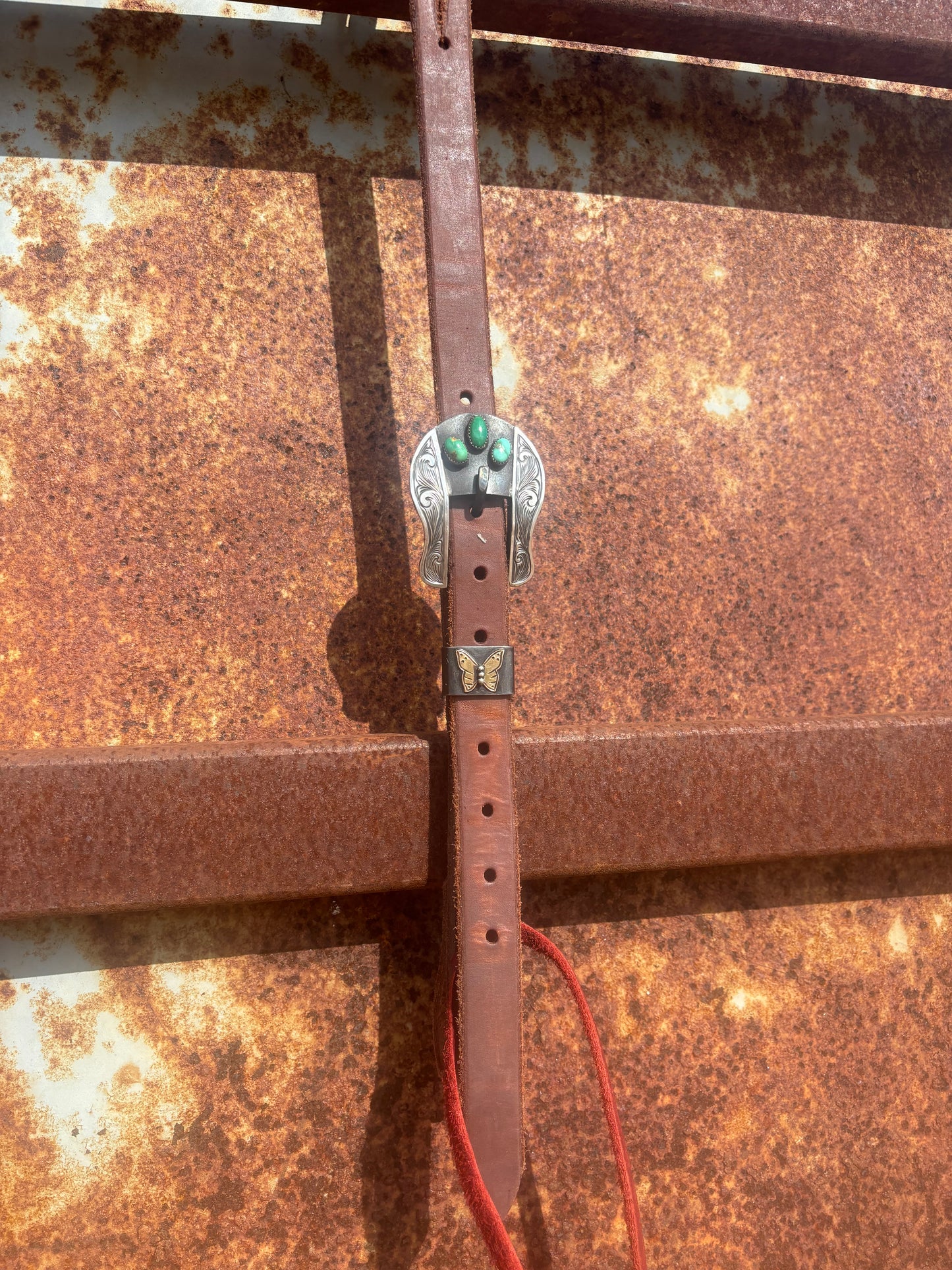 Sonoran Gold Butterfly Headstall Buckle