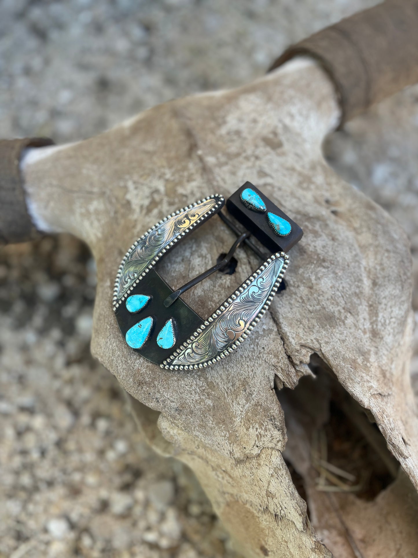 Unique Turquoise Cowgirl Buckle