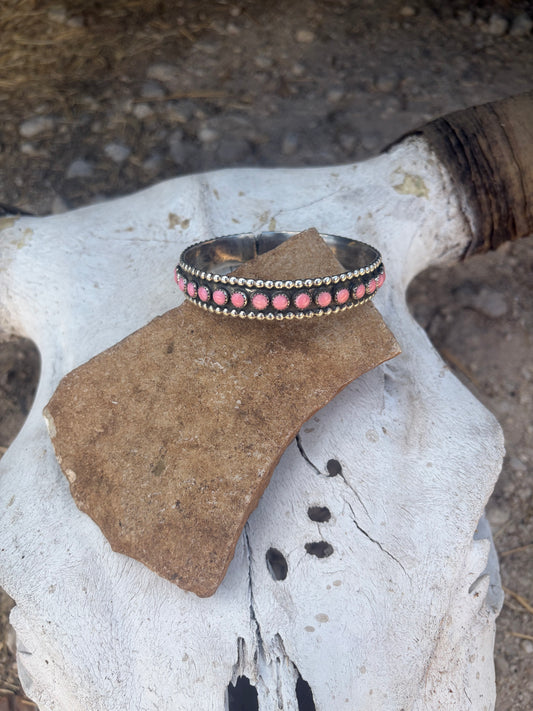 Pink Conch Bangle