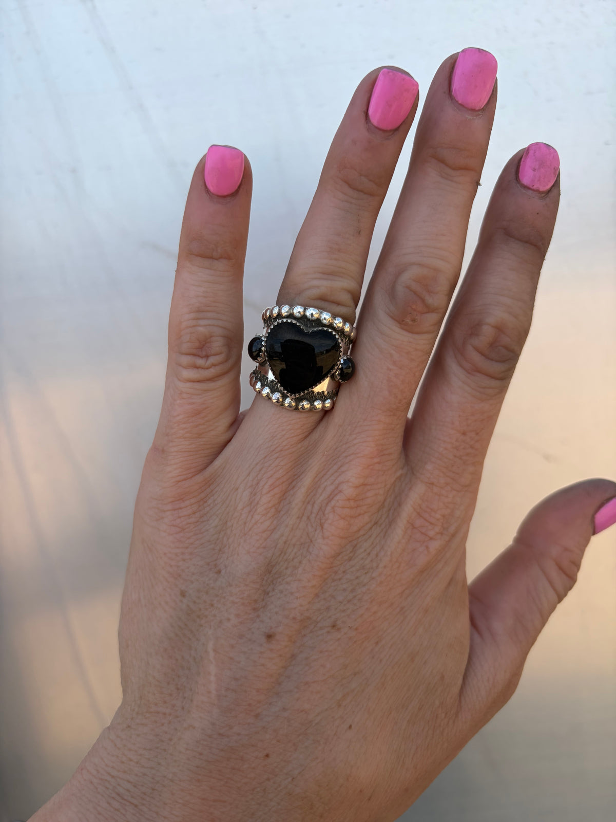 Black Onyx Heart