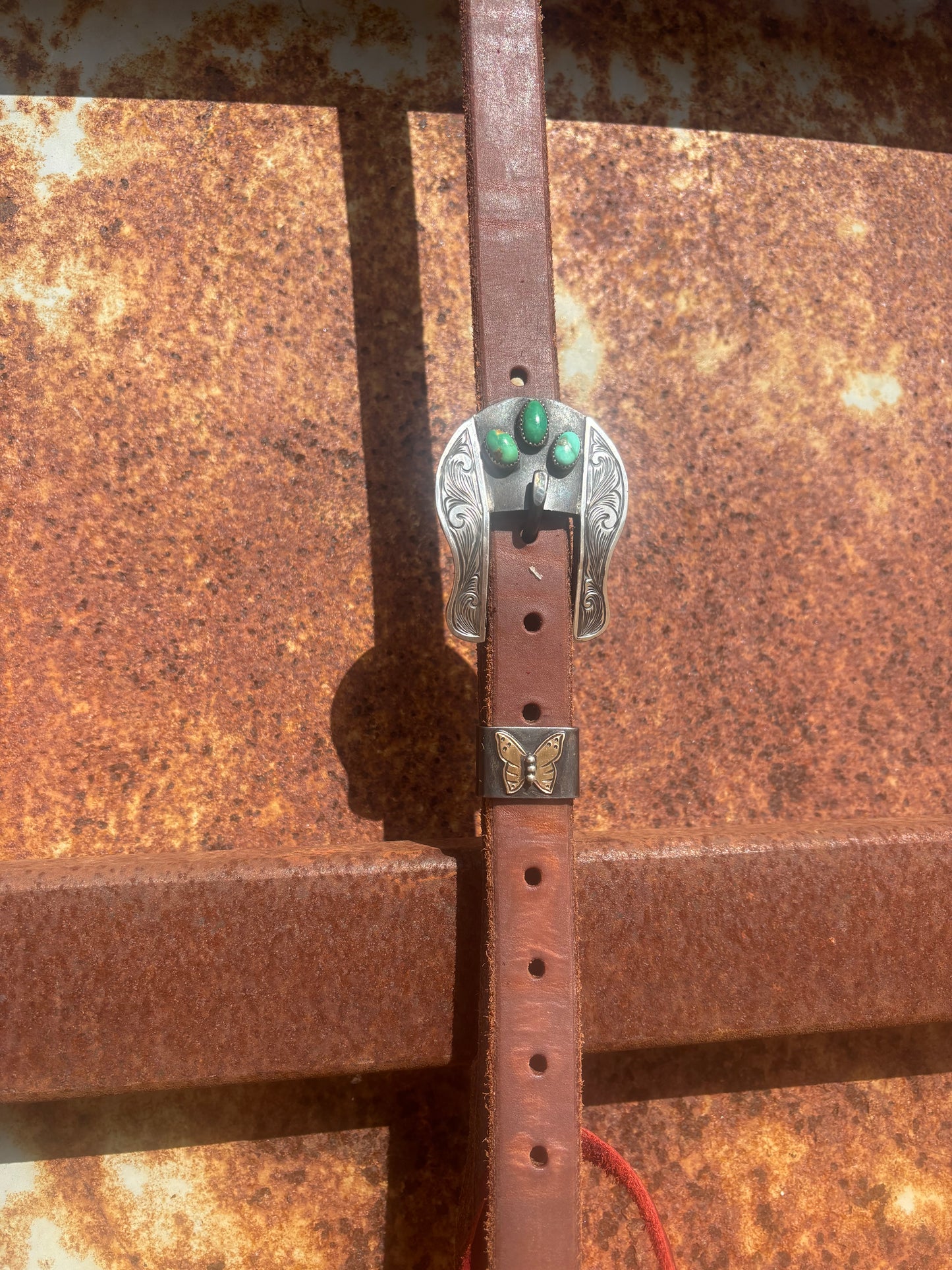 Sonoran Gold Butterfly Headstall Buckle