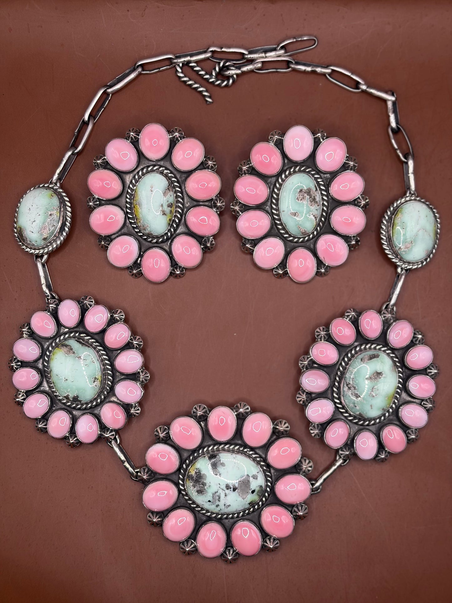 EARRINGS Pink Conch/Palmino
