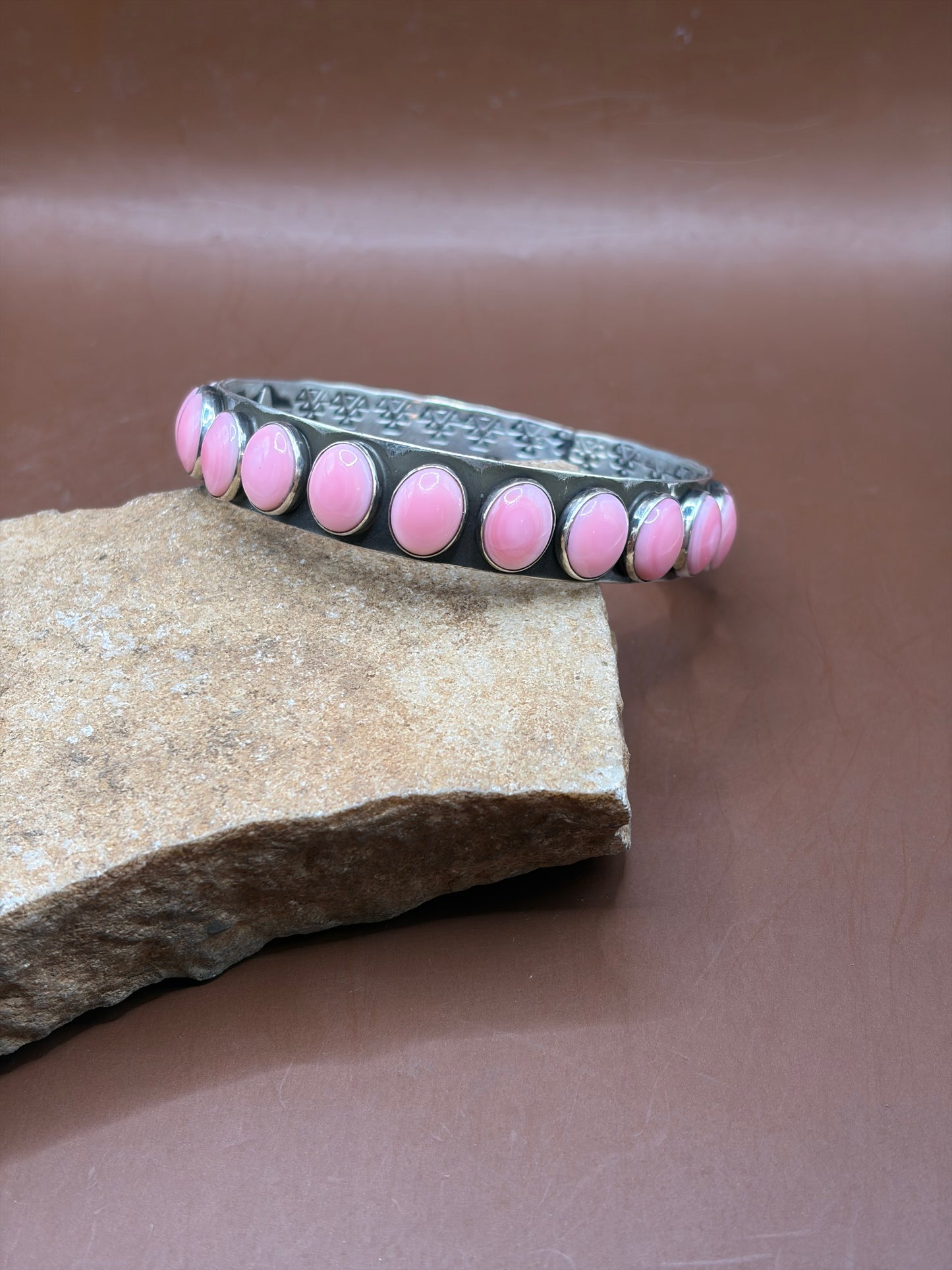 Pink Conch Bangle