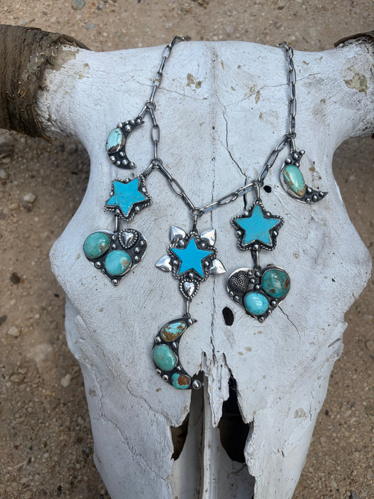 Shoot for the Moon Charm Necklace