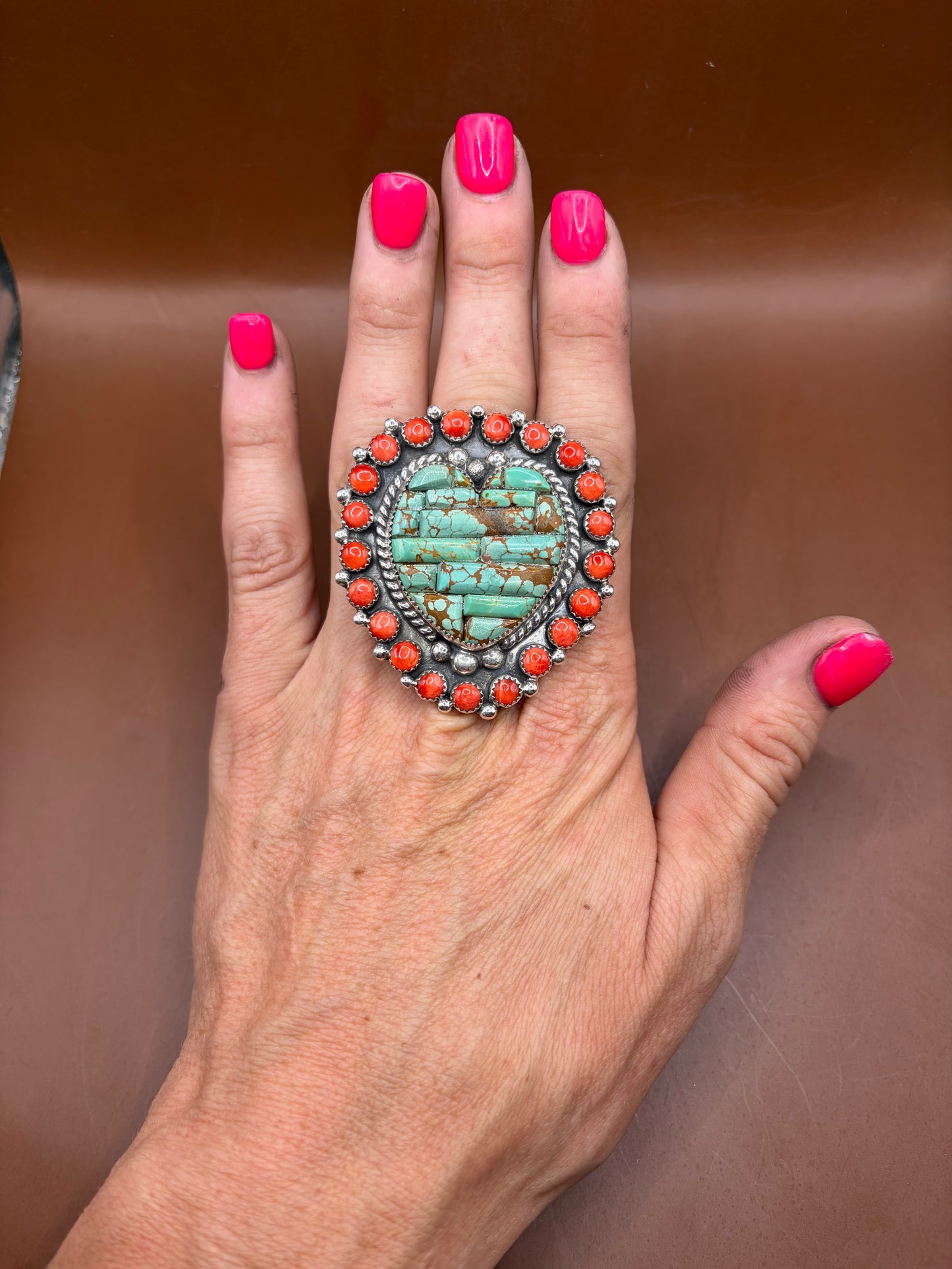 Royston Cobblestone and Red Spiny Ring