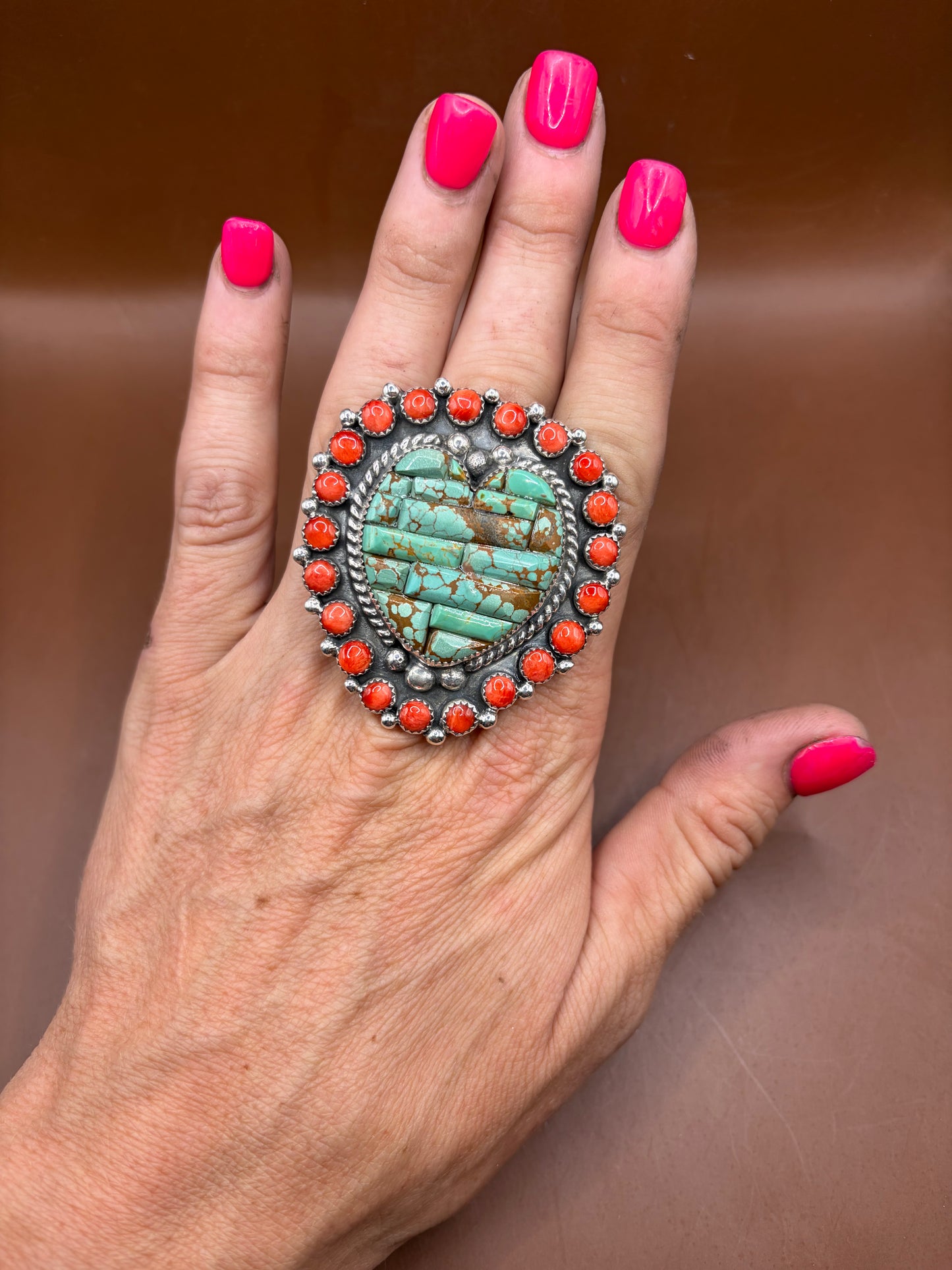 Royston Cobblestone and Red Spiny Ring