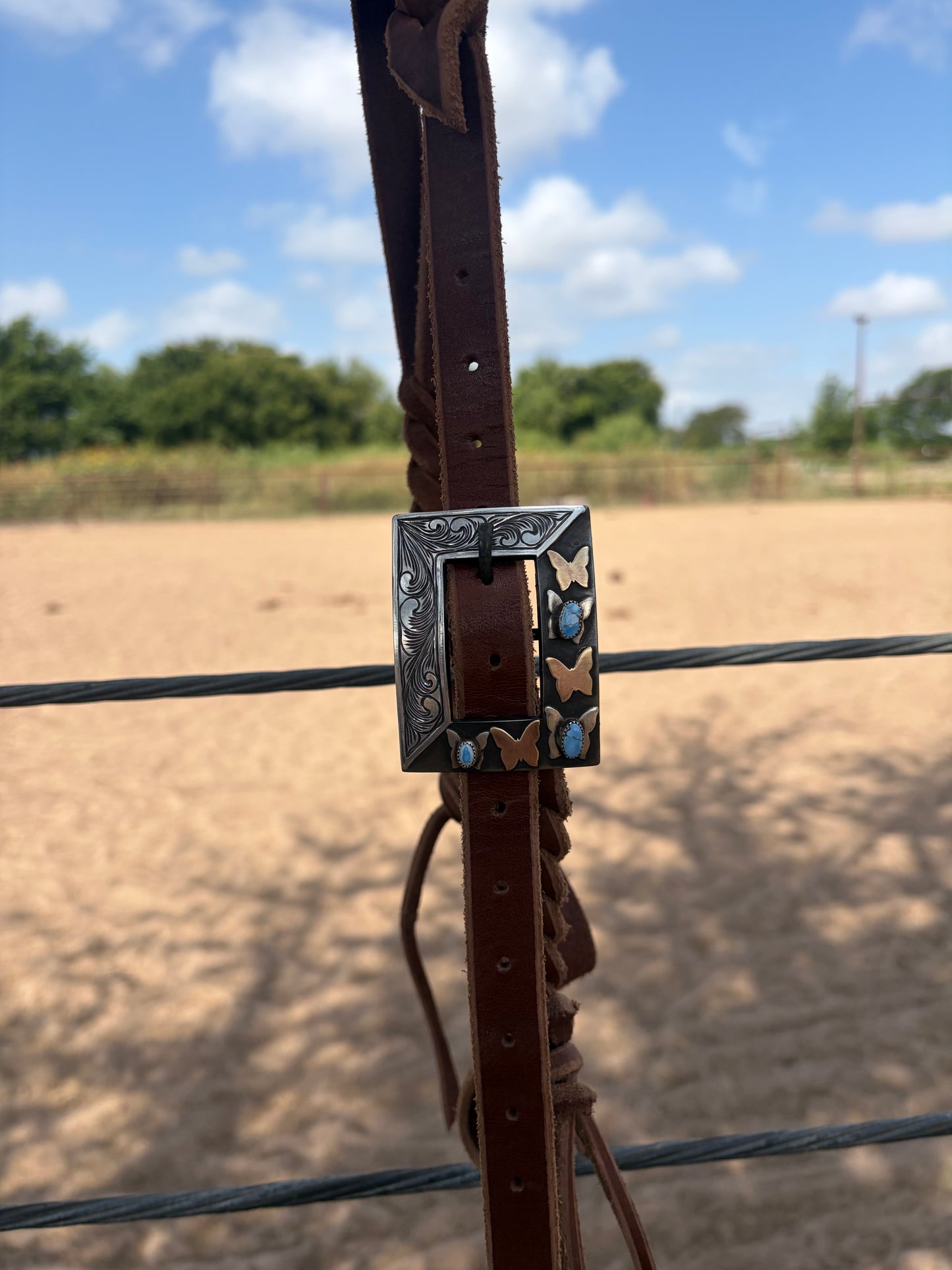 Butterly Season Headstall Buckle