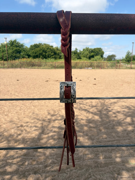 Full Sterling Silver Butterflies Headstall Buckle