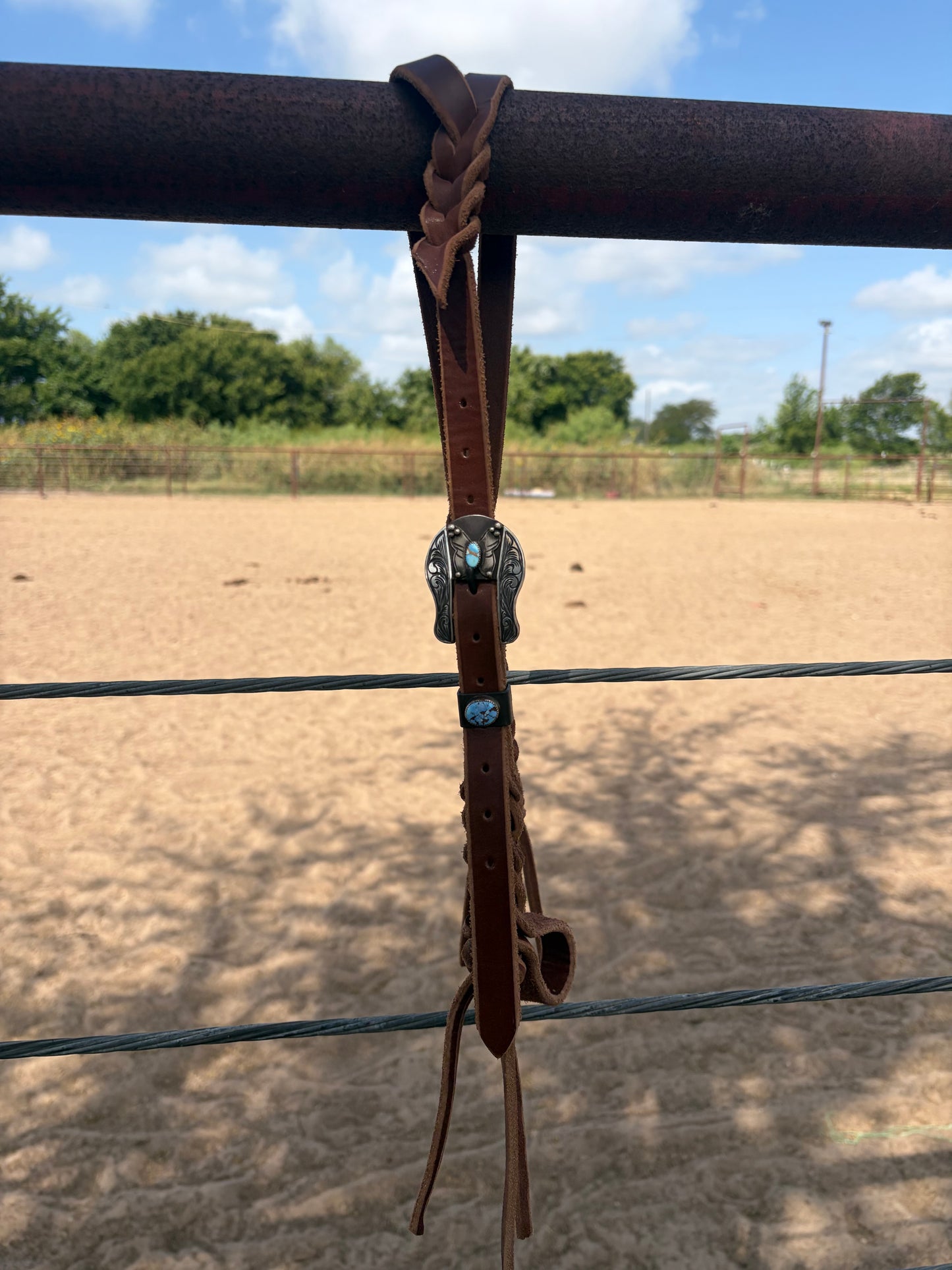 Golden Hill Butterfly Headstall Buckle