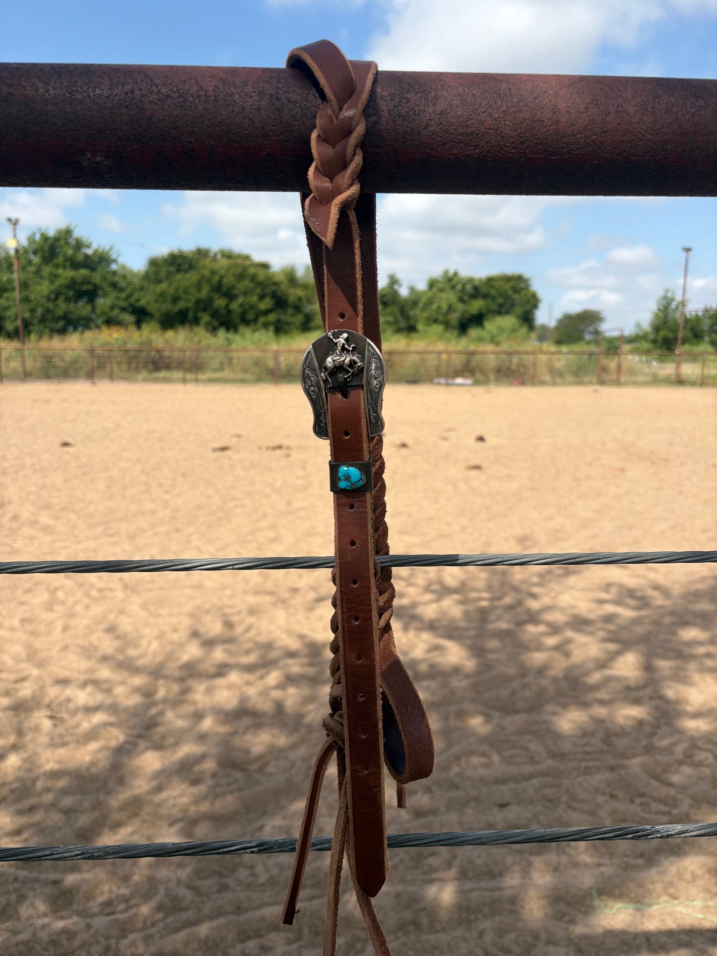 Bucking Horse Headstall Buckle