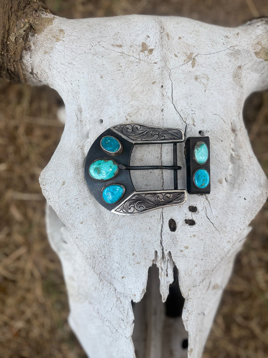 Engraved Sierra Belle Belt Buckle