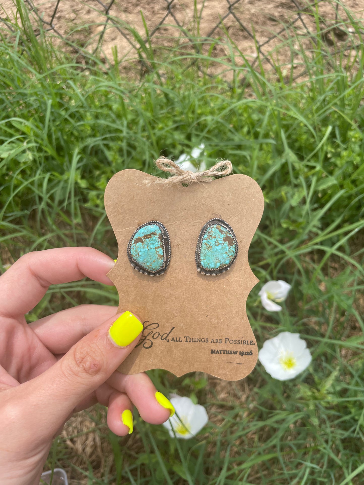 Turquoise Stud Earrings