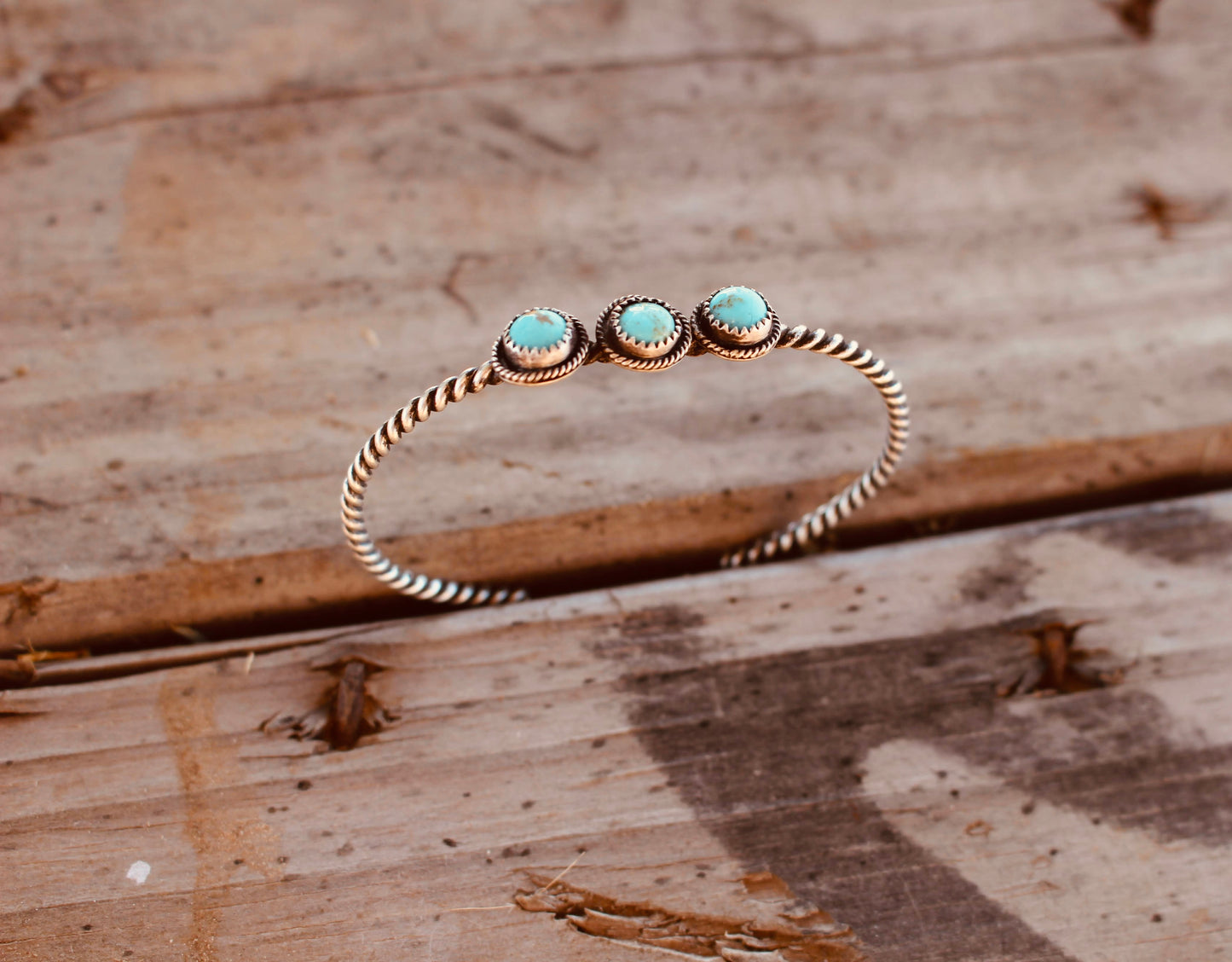 Twisted Turquoise Cuff