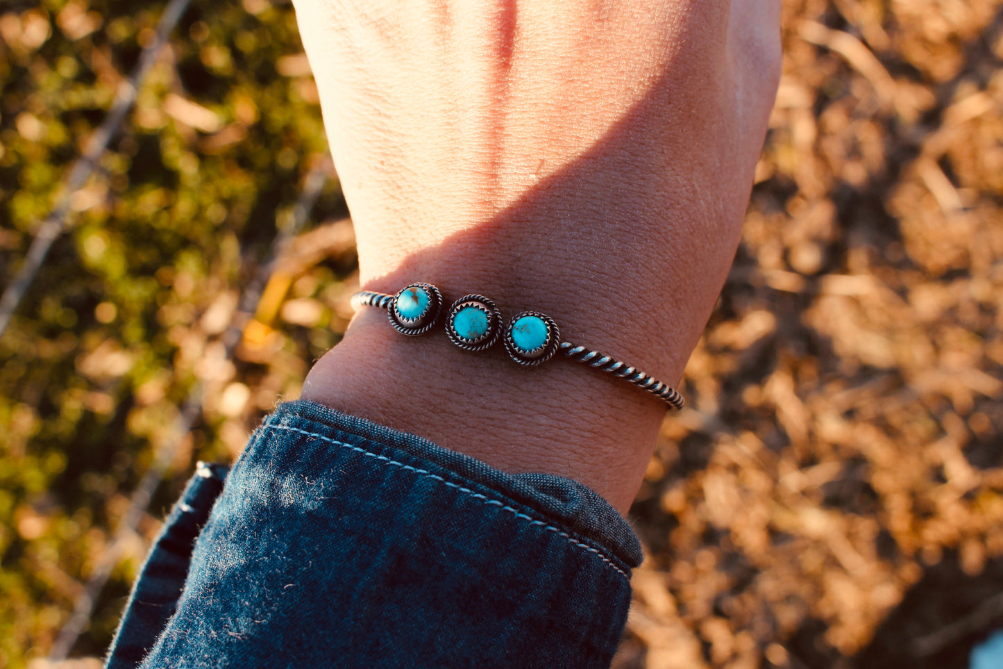 Twisted Turquoise Cuff