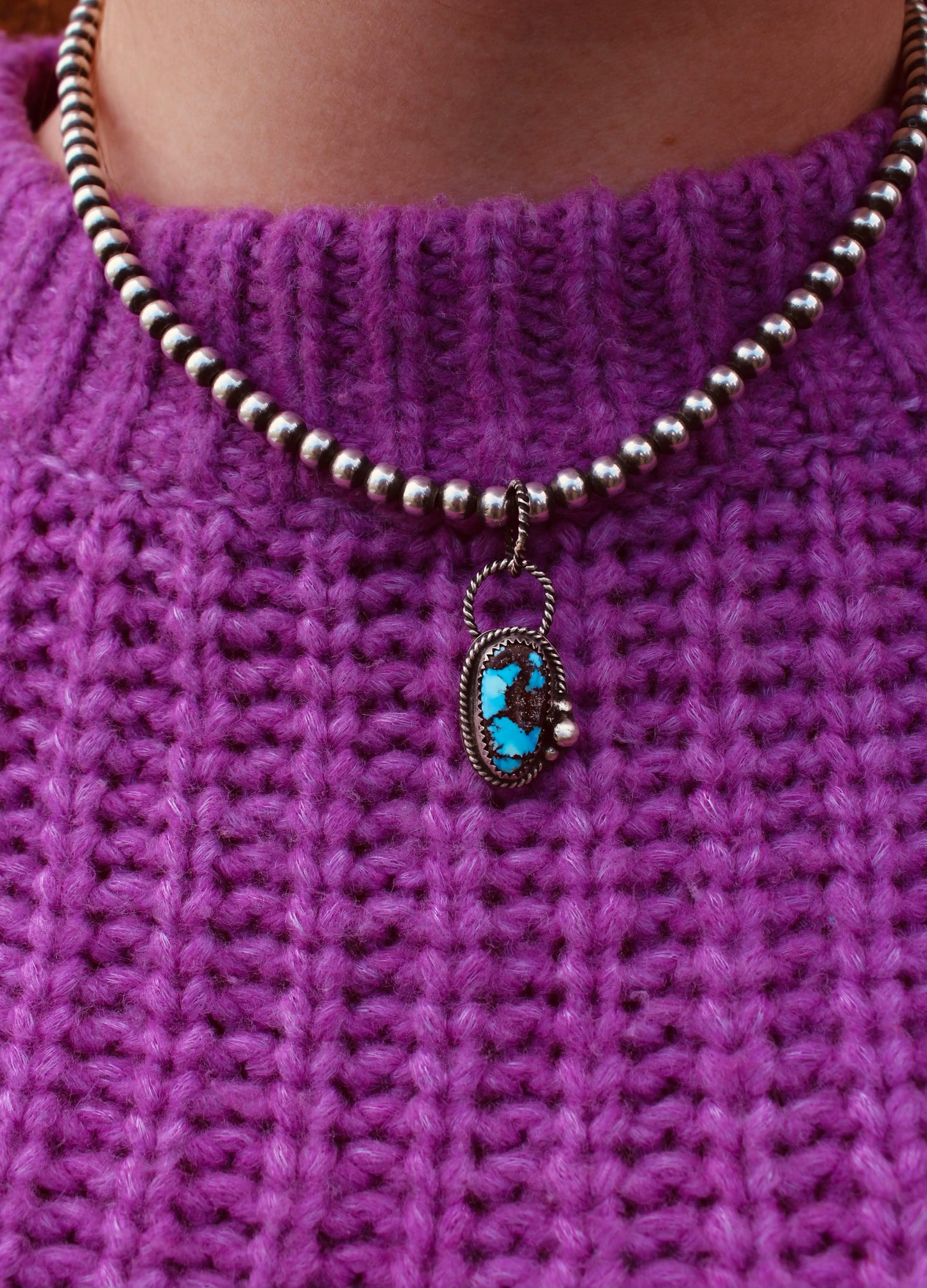 Golden Hills Turquoise Pendant